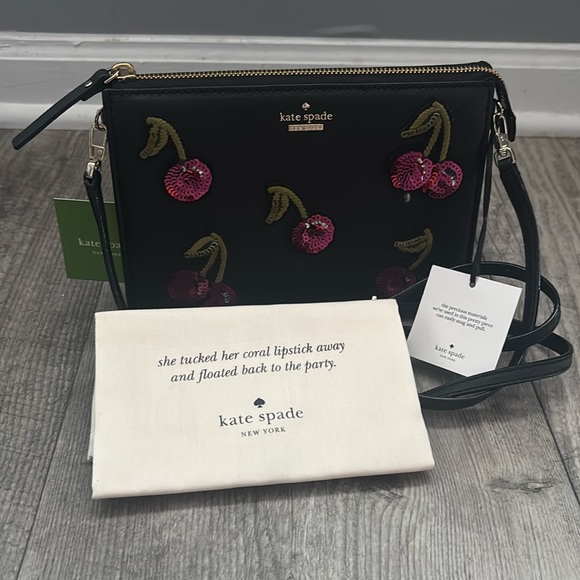 kate spade Handbags - Kate Spade Kate Spade Ma Chérie Dilon Cherry Leather Crossbody